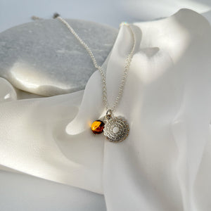 Ketting met Tijgeroog en Zon bedel